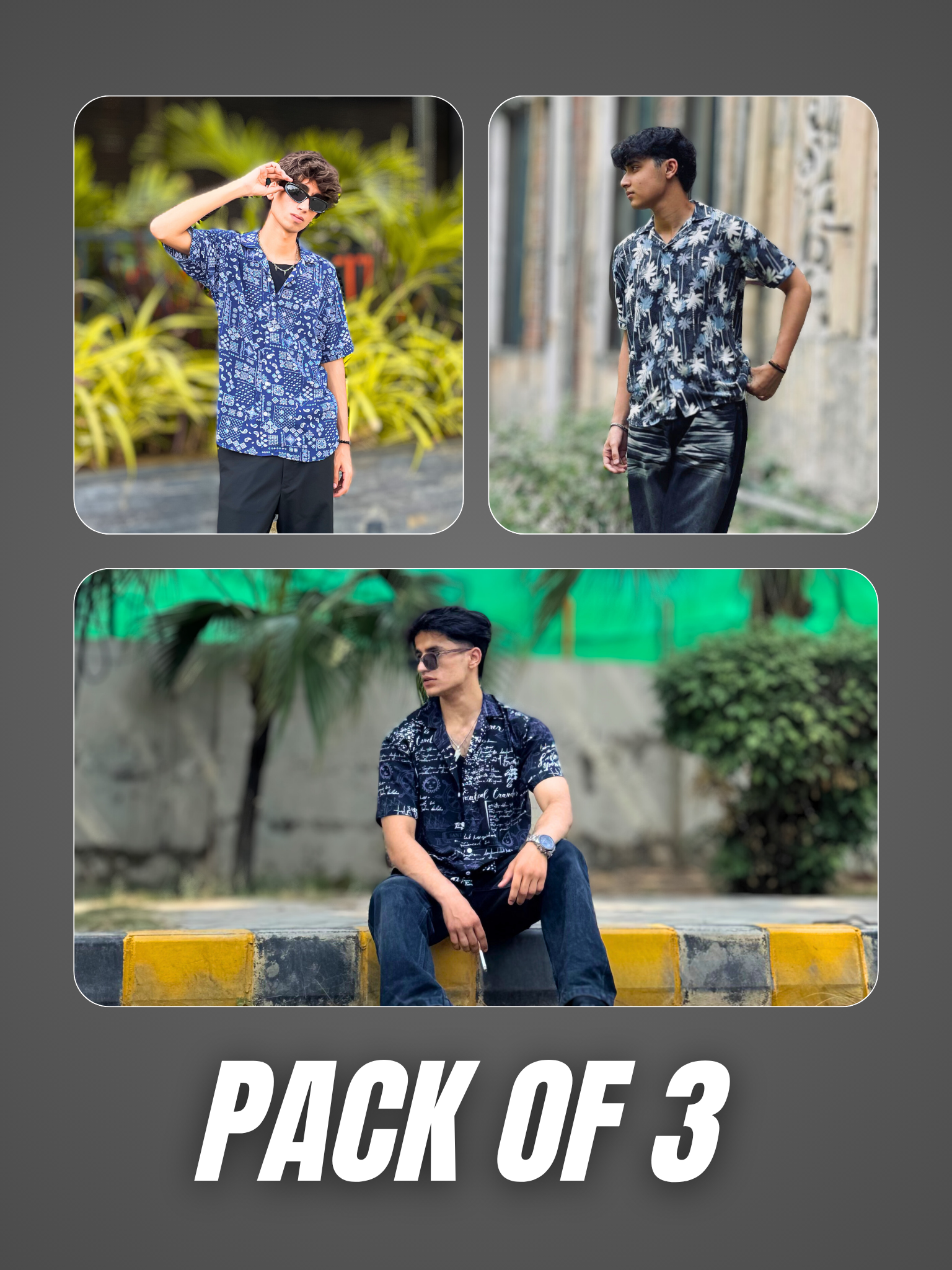 PACK OF 3 SHIRTS