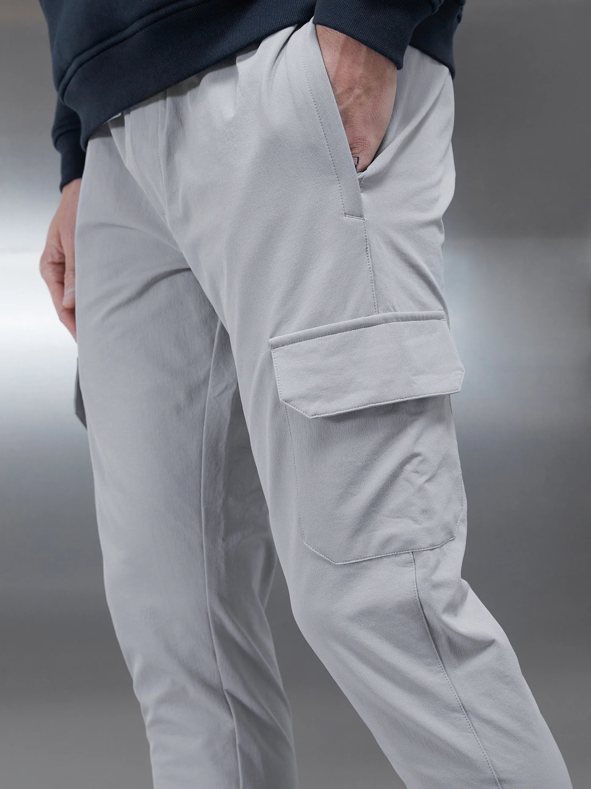 STEEL GREY CARGO PANT