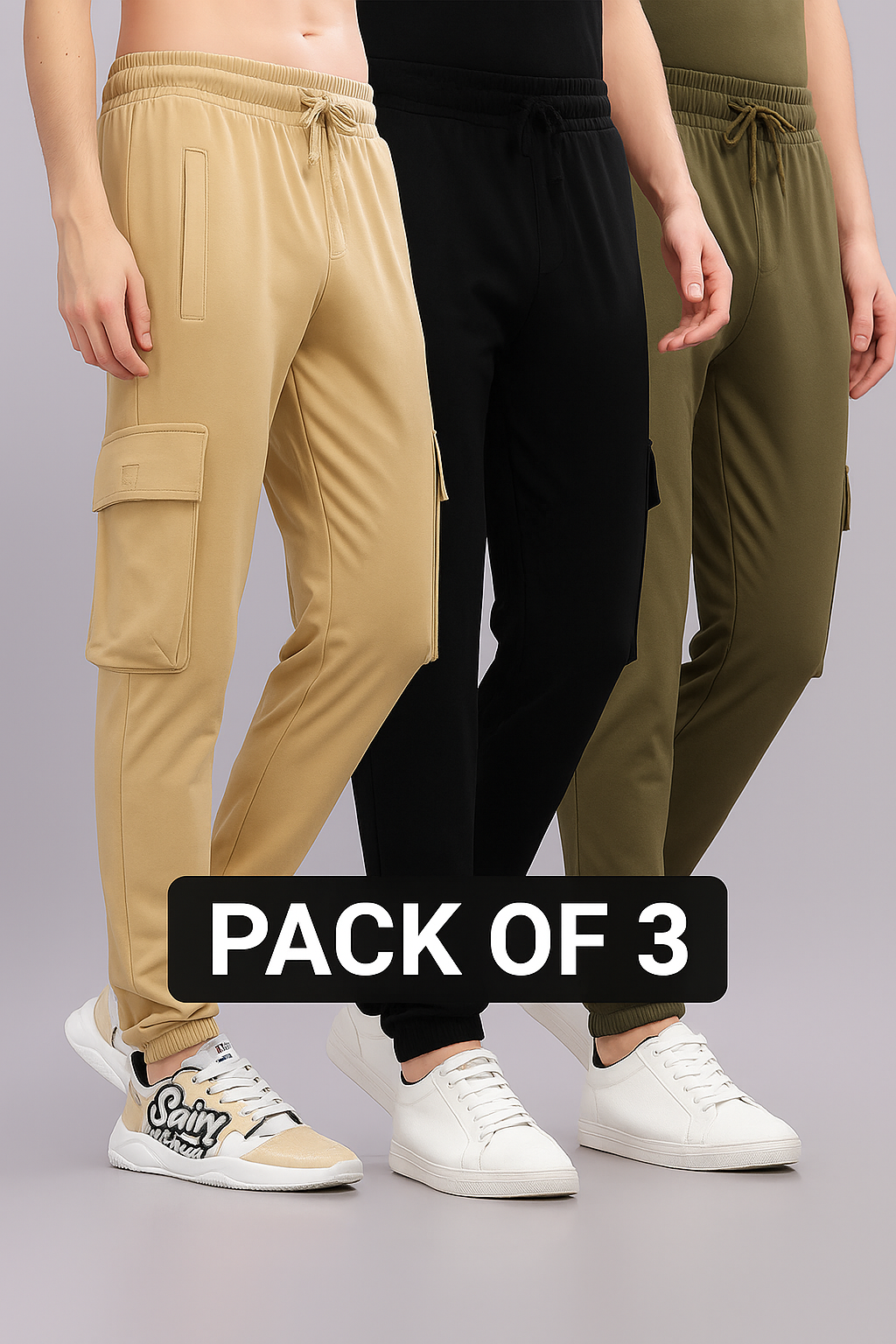 CARGO PANTS PACK OF 3