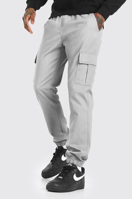 STEEL GREY CARGO PANT