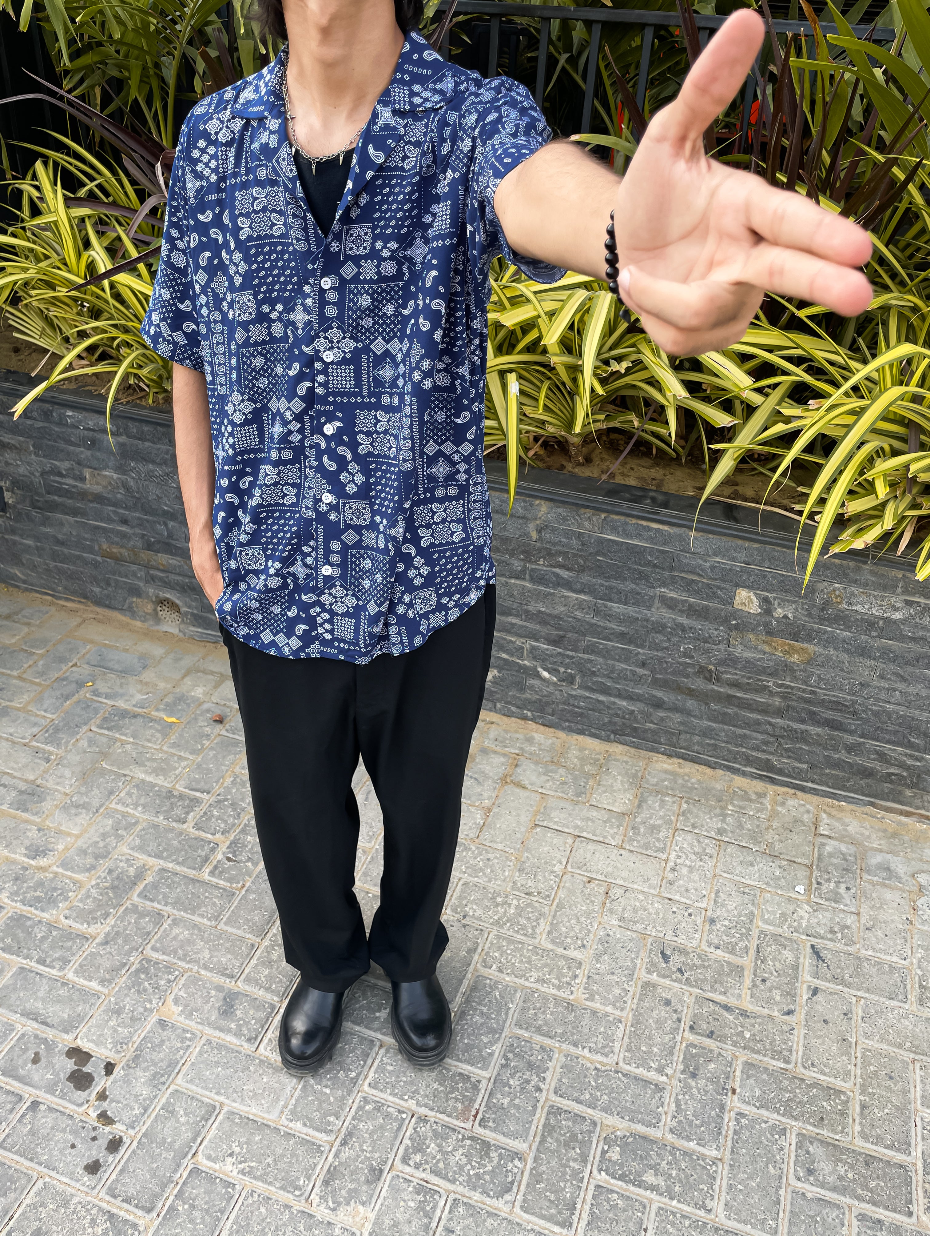 Bandana Print Shirt