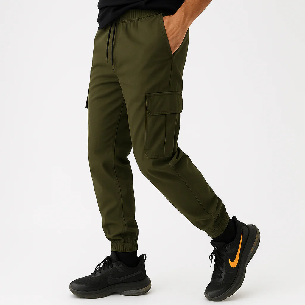 OLIVE GREEN CARGO PANTS