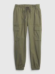OLIVE GREEN CARGO PANTS