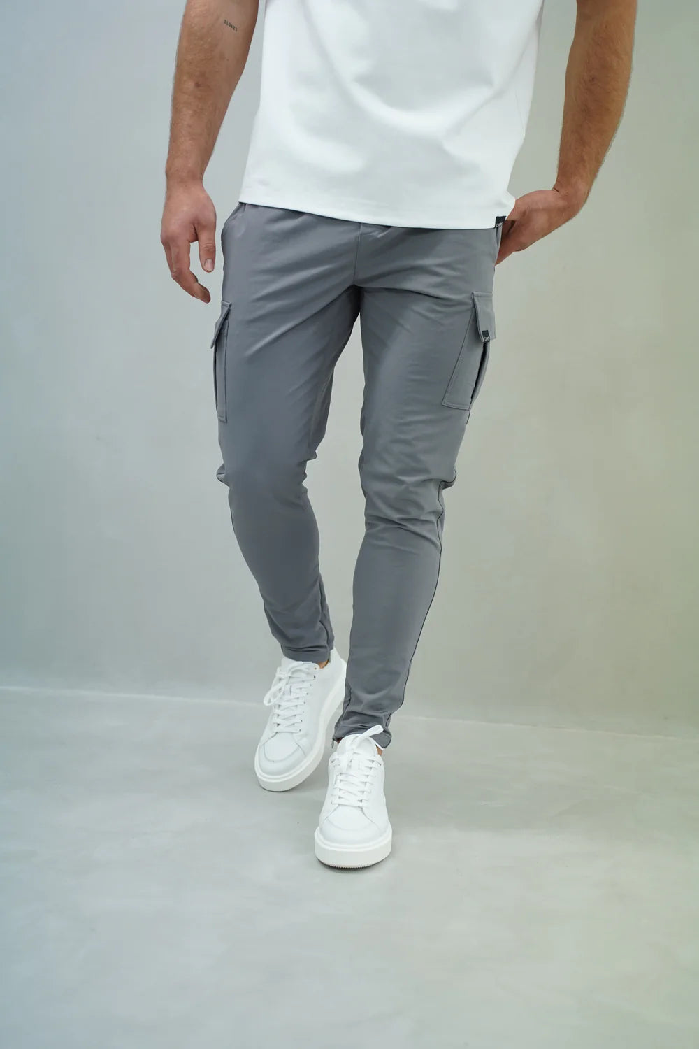 STEEL GREY CARGO PANT