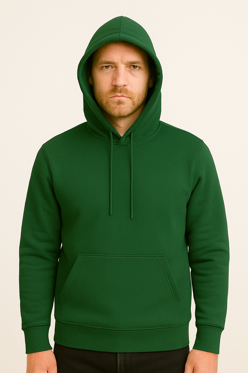 Plain Forest Green Hoodie