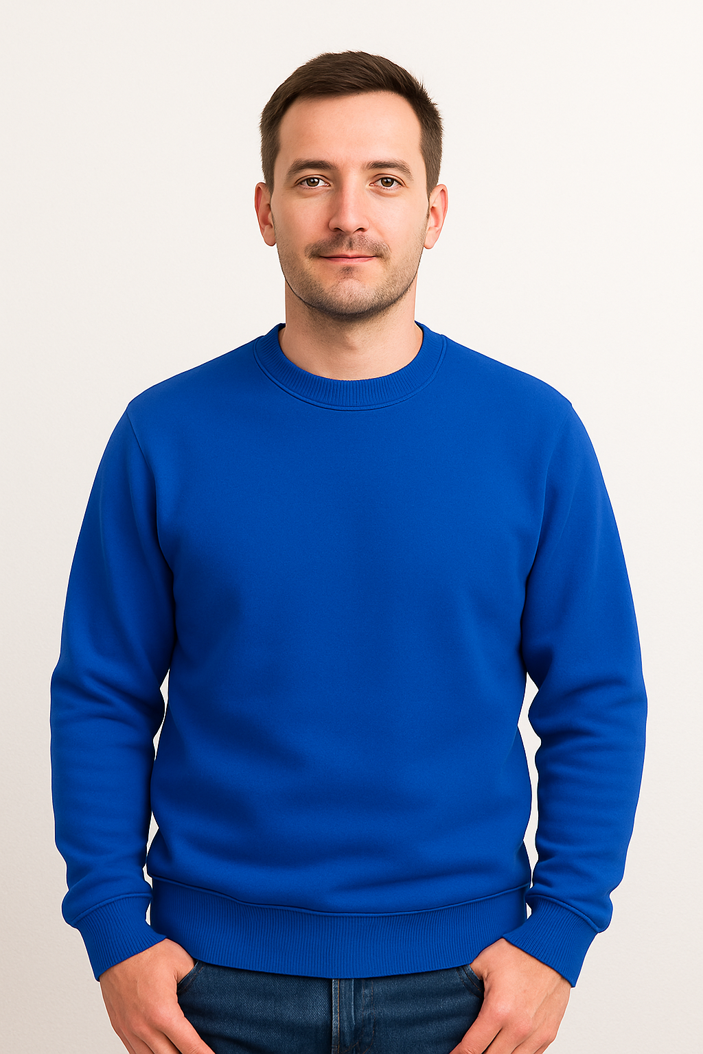 Plain Blue Sweatshirt