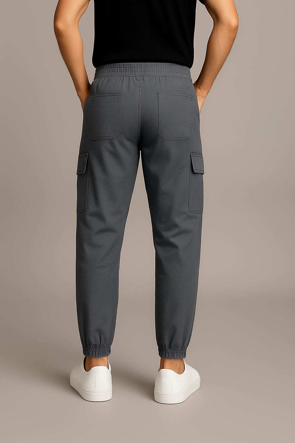 STEEL GREY CARGO PANT