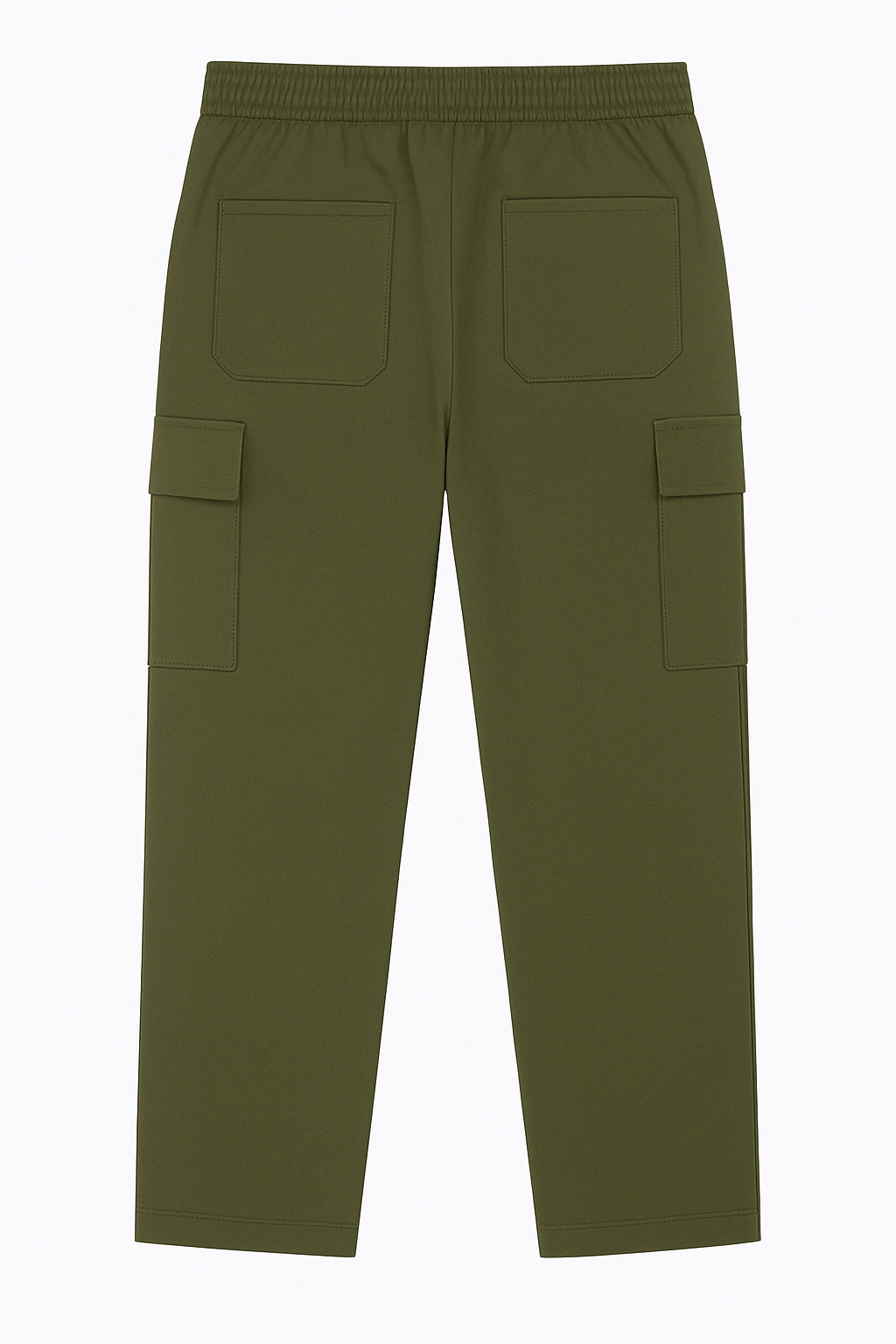 Straight Fit Olive Cargo Pant