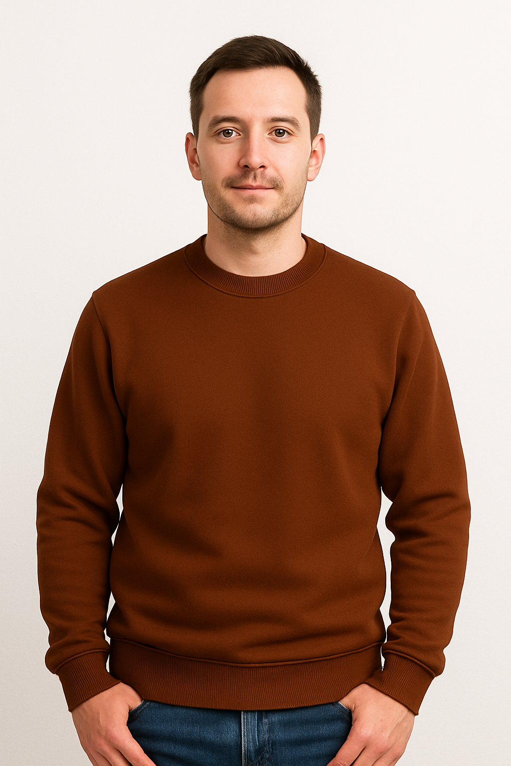 Plain Brown Sweatshirt