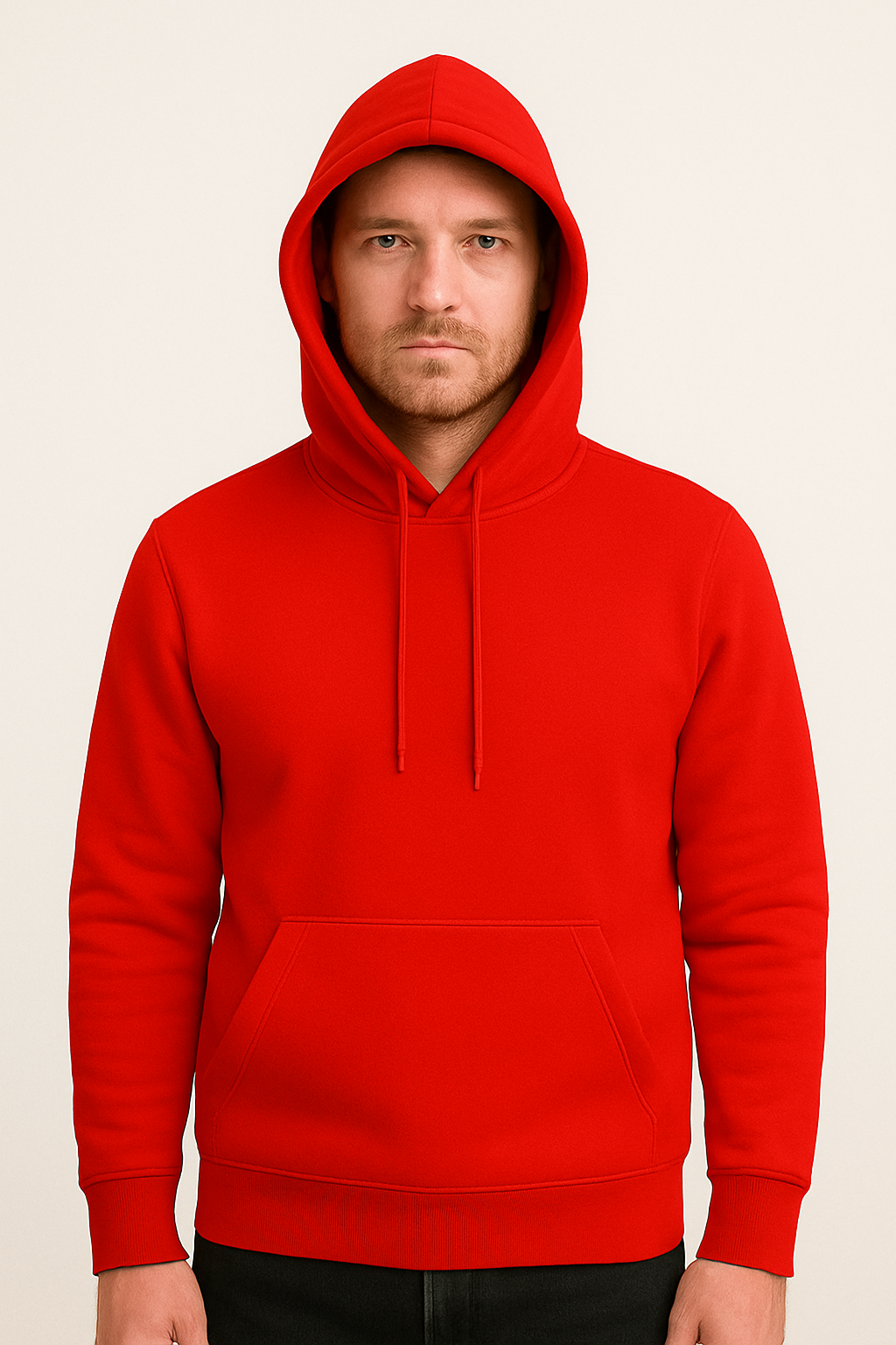 Plain Red Hoodie