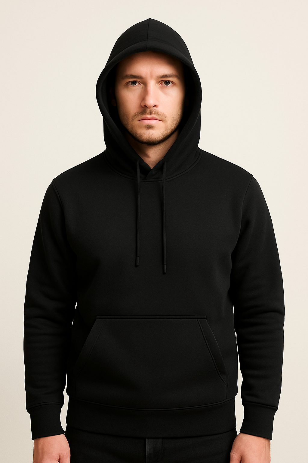 Plain black Hoodie
