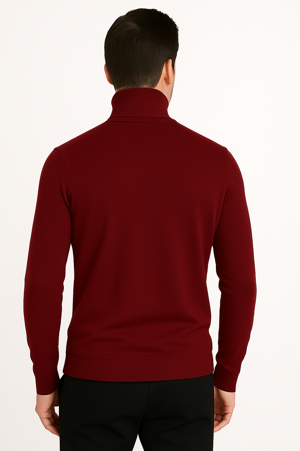 Maroon High Neck