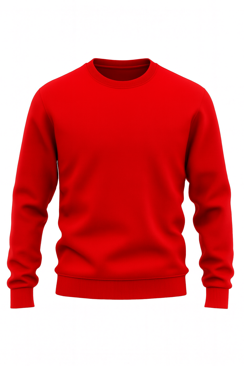 Plain Red Sweatshirt