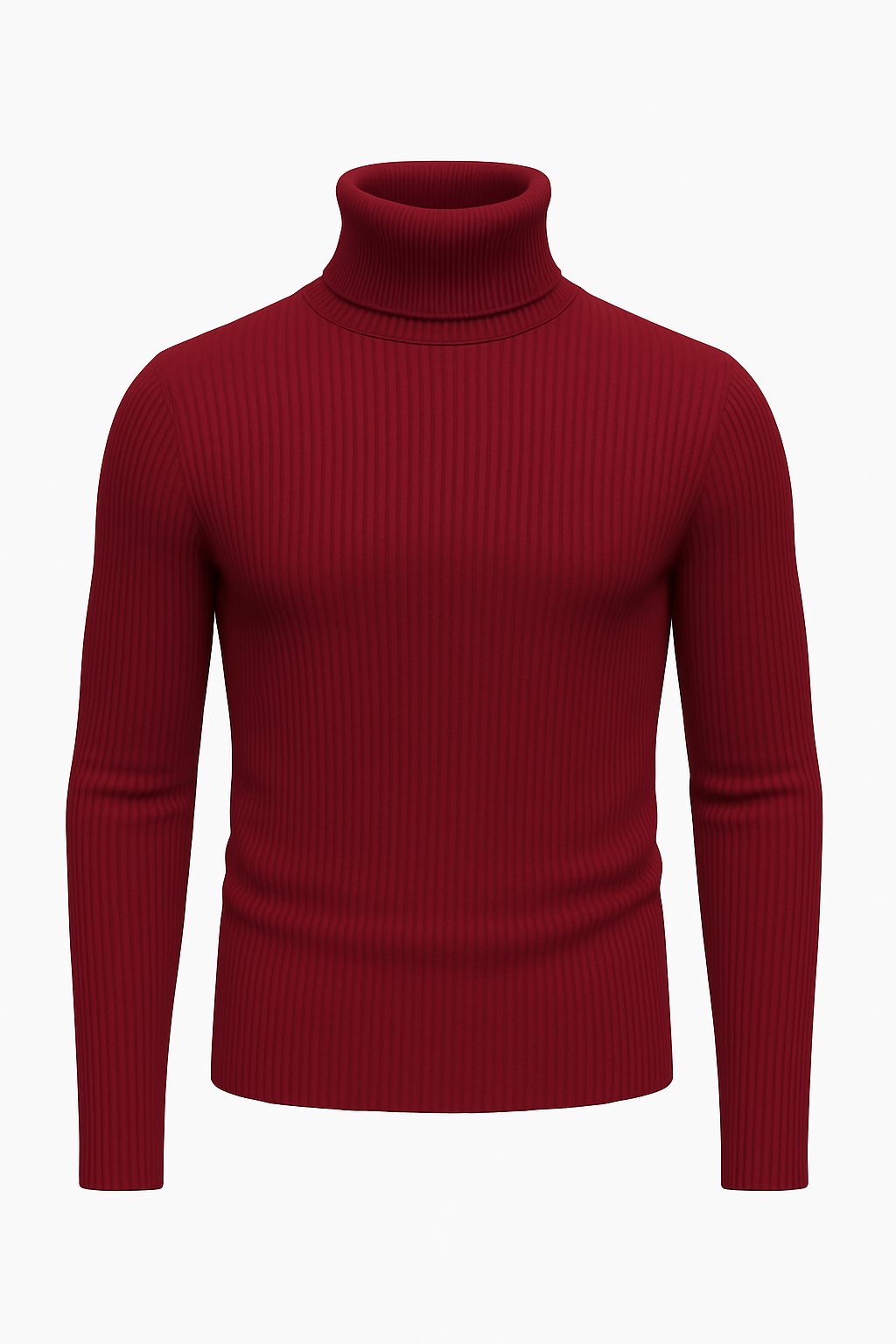 Maroon High Neck