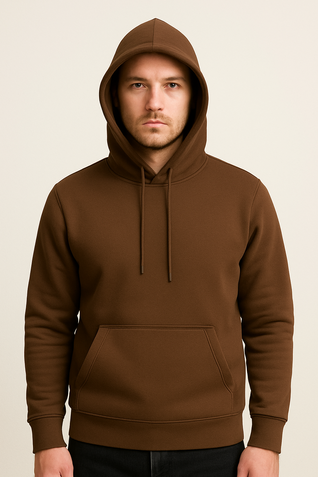 Plain Brown Hoodie