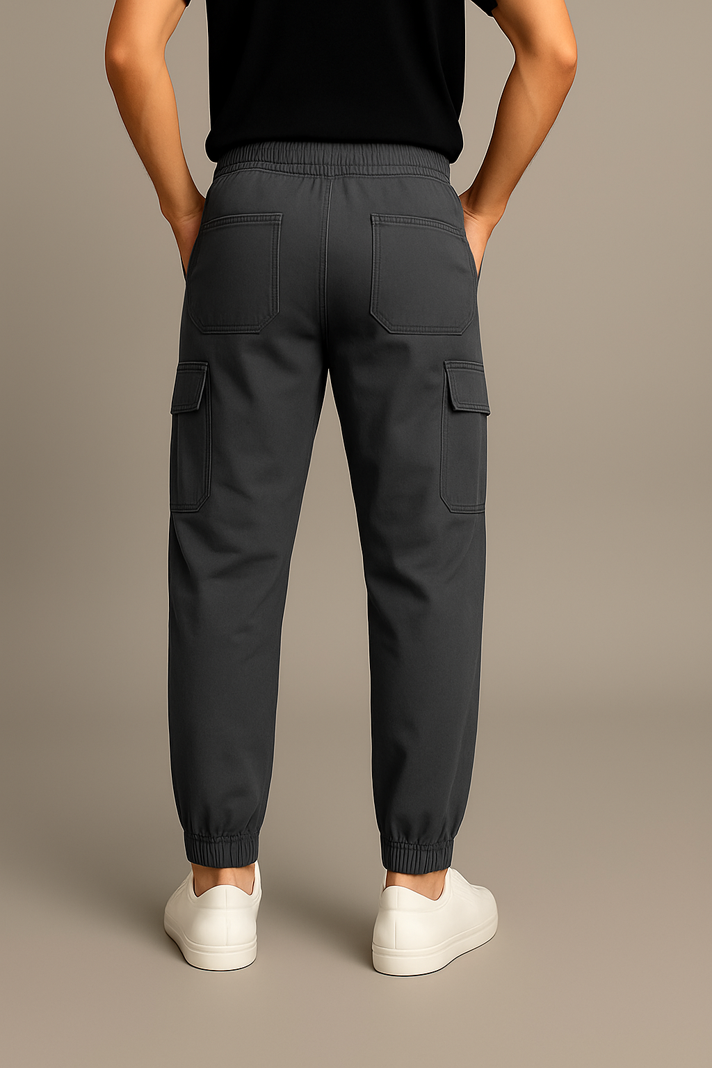 STEEL GREY CARGO PANT