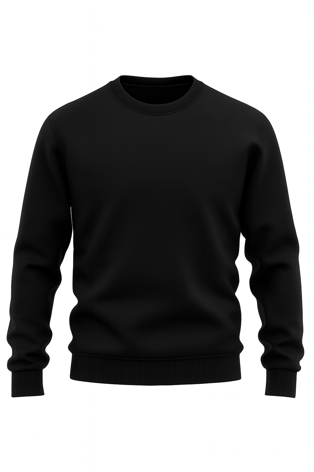 Plain Black Sweatshirt