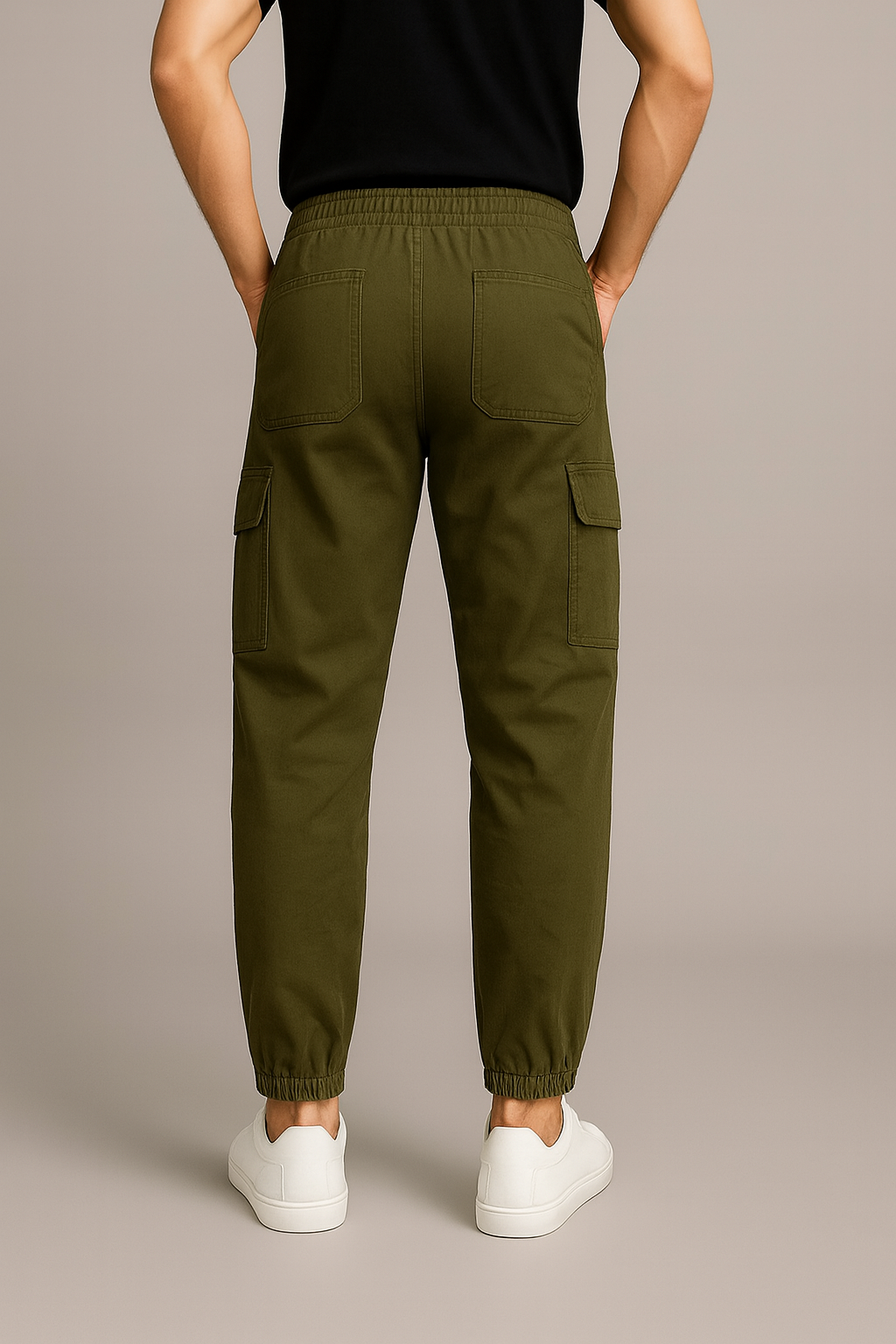 OLIVE GREEN CARGO PANTS